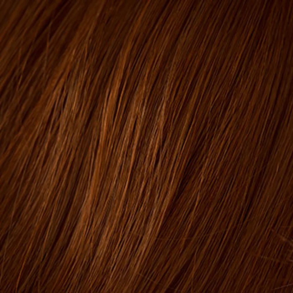 Straight brown half wig hairpiece extension, long: Faye - Image 25
